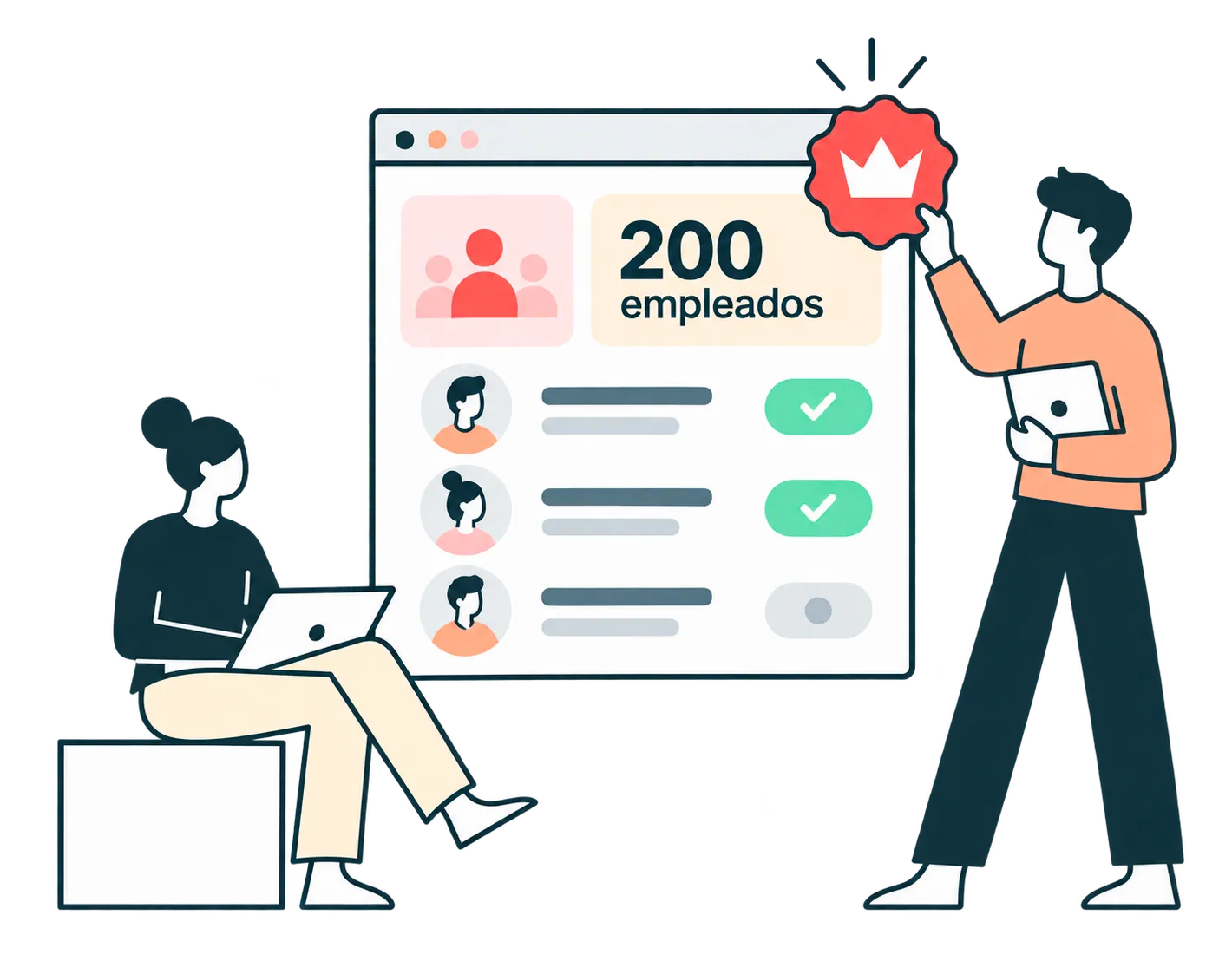 Condición de Cliente Fundador de AsisteFácil para hasta 200 empleados